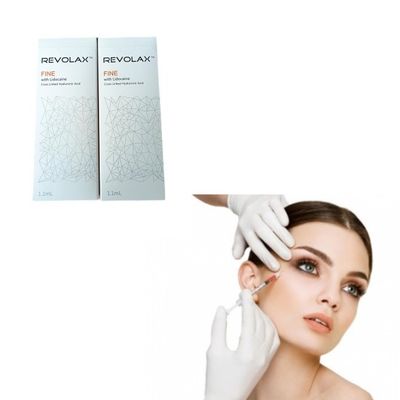 Revolax Filler Dermológico Finíssimo e Profundo Sub Q Ácido Hialurónico Cruzado 1.1 ml