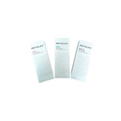 Revolax Filler Dermológico Finíssimo e Profundo Sub Q Ácido Hialurónico Cruzado 1.1 ml