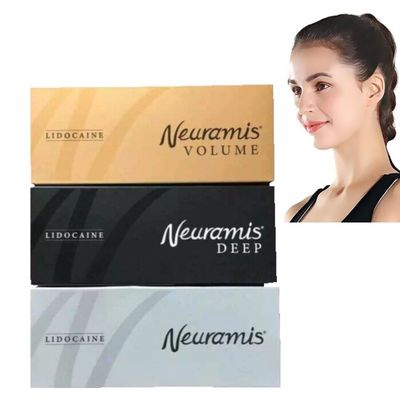 Tratamento do rosto superficial a profundo com Neuramis Enchimento Dermológico Inchaço Efeitos secundários garantidos