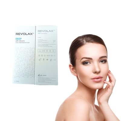 Multa cutânea ácida hialurónica Subq profundo do enchimento de Revolax 1.1ml para alisar e encher-se