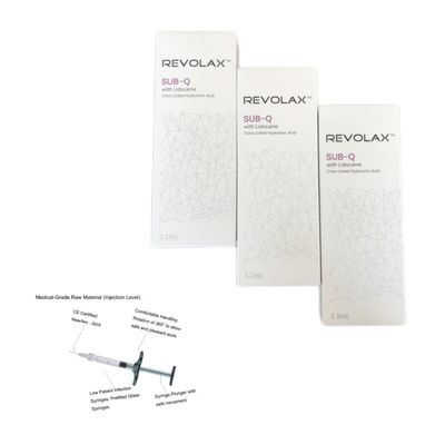 Rejuvenescimento facial com Revolax Dermal Filler 6-12 meses Duração do efeito do ácido hialurónico