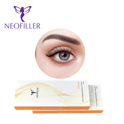 Enchimento de ácido hialurónico transparente para rejuvenescimento da pele facial