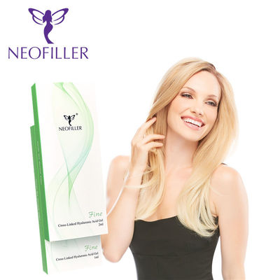 Temperatura ambiente Preservado Hyaluronic Ácido Dermal Filler com 9-12 meses de longevidade