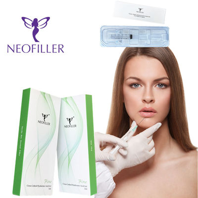 Temperatura ambiente Preservado Hyaluronic Ácido Dermal Filler com 9-12 meses de longevidade