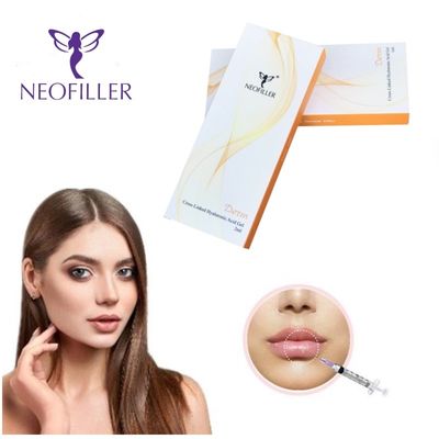 2 ml Injectação de preenchimento cutâneo Injecções no lábio Reduzem as rugas