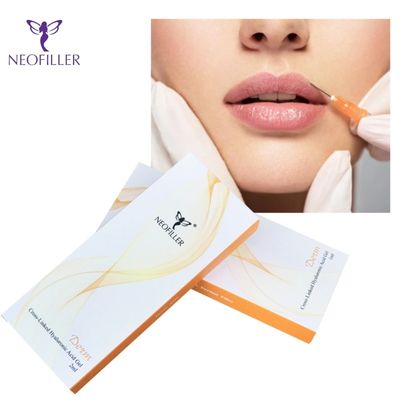2 ml Injectação de preenchimento cutâneo Injecções no lábio Reduzem as rugas