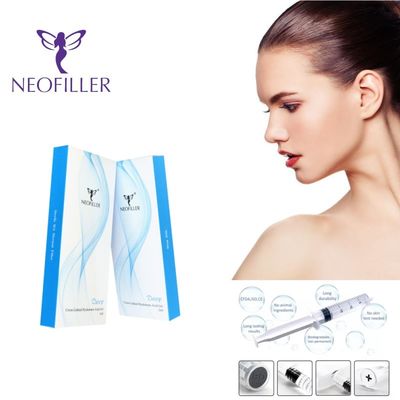 Redutor eficaz de rugas, ácido hialurônico, preenchimento dérmico, gel injetável transparente, temperatura ambiente, aprimoramento facial