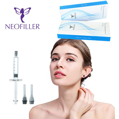24 mg-ml de ácido hialurónico altamente eficaz Gel injetável para enchimento cutâneo 9-12 meses Longevidade Armazenamento à temperatura ambiente