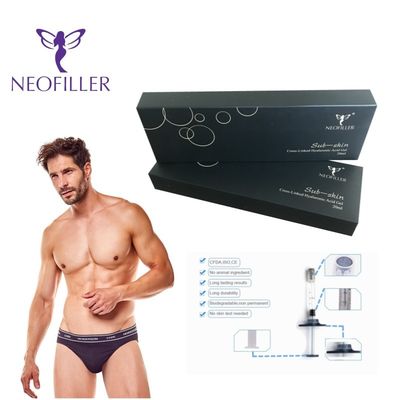 Ácido hialurónico transparente de 24 mg- ml Enchimento dérmico 5 ml Gel injetável de alta concentração Rejuvenescimento facial