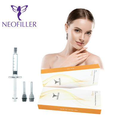 Filler dérmico de ácido hialurónico transparente Longevidade de 9-12 meses 24 mg/ml Concentração