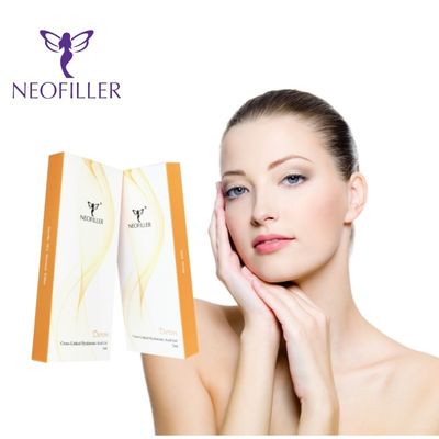 24 mg- ml Ácido hialurónico Preenchimento dérmico Gel injetável Injecção facial Aumento de alta concentração