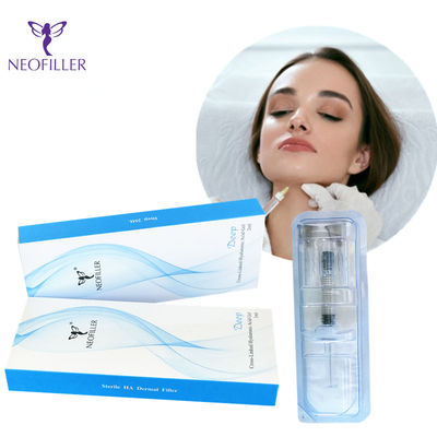 24 mg- ml Ácido hialurónico Preenchimento Dermológico 5 ml Gel Injetável Melhoramento do Contorno Facial Natural Suave