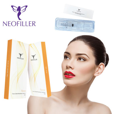 Tratamento de redução de rugas de gel injetável de injeção facial de ácido hialurônico suave e jovem para pele jovem