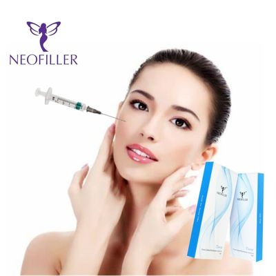 1ml de ácido hialurônico preenchimento dérmico gel injetável natural solução de rejuvenescimento facial de longa duração