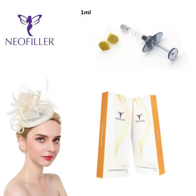 1 ml de Hyaluronic Acid Dermal Filler Gel Injetável 9-12 meses Rejuvenescimento Natural Melhoria facial
