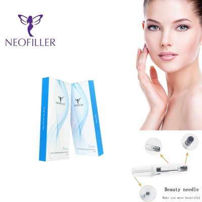 24 mg- ml Ácido hialurónico Preenchimento Dermológico Gel Injetável Injecção Facial Rejuvenescimento Tratamento