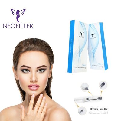 Enchimento Dermológico de Ácido Hialurónico de Ligação Cruzada 1 ml-20 ml Gel Injetável Redutor de Rugas Faciais