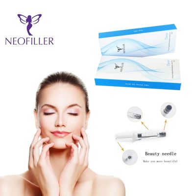 Enchimento Dermológico de Ácido Hialurónico de Ligação Cruzada 1 ml-20 ml Gel Injetável Redutor de Rugas Faciais
