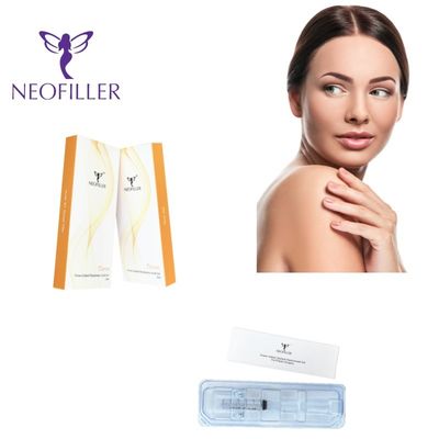 Links cruzados 24mg-ml Ácido hialurónico Filler Dermológico Gel Injetável 9-12 meses Longevidade Melhoria facial