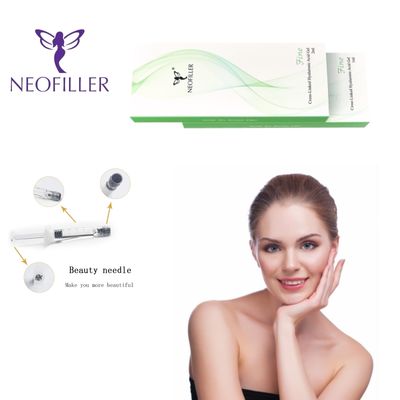 Links cruzados 24mg-ml Ácido hialurónico Filler Dermológico Gel Injetável 9-12 meses Longevidade Melhoria facial