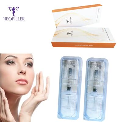 Neofiller Youthful Glow Hyaluronic Acid Dermal Filler com 24 mg/ ml Concentração durante 9-12 meses Longevidade através de injecção hipodérmica