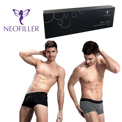 Preenchimento dérmico de ácido hialurónico transparente com tecnologia de ligação cruzada adequado para armazenagem à temperatura ambiente e procedimentos cosméticos