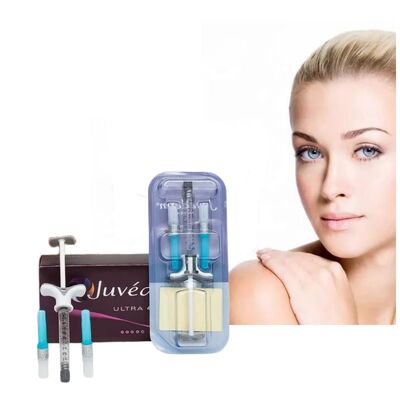 Aumento dos lábios Juvederm Preenchimento dérmico Ácido hialurónico cruzado Solução de reabastecimento de longa duração