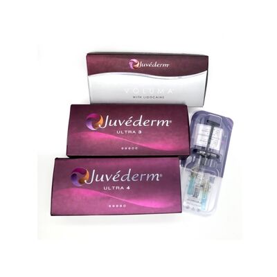 Aumento dos lábios Juvederm Preenchimento dérmico Ácido hialurónico cruzado Solução de reabastecimento de longa duração