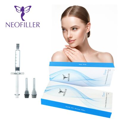Neofiller 24mg-ml Ácido hialurónico Filler Dermológico Gel Injetável 9-12 Meses Longevidade Solução de armazenamento à temperatura ambiente