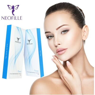 Neofiller 24mg-ml Ácido hialurónico Filler Dermológico Gel Injetável 9-12 Meses Longevidade Solução de armazenamento à temperatura ambiente