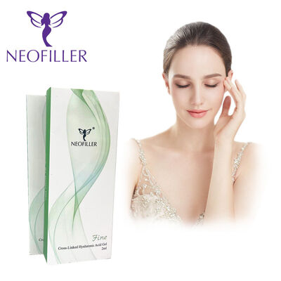 Neofiller Cross-linked 24mg-ml Ácido hialurónico Filler Dermal Gel Injetável 9-12 meses Melhoria da longevidade