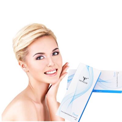 Ácido hialurónico 24 mg-ml com ligação transversal Gel injetável para enchimento cutâneo 9-12 meses Longevidade Solução de rejuvenescimento facial