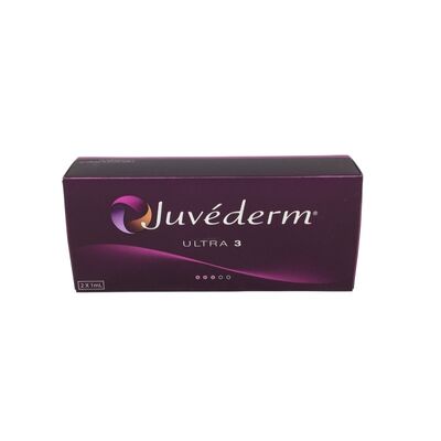 Plumping Juvederm Preenchimento dérmico Ácido hialurónico Gel injetável Aumento do volume facial