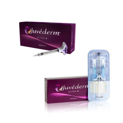 Correção de rugas Juvederm Preenchimento dérmico Ácido hialurónico Gel injetável Tratamento suavizante de longa duração