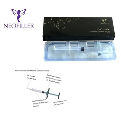24 mg- ml Ácido hialurónico concentrado Preenchimento dérmico Injecção hipotérmica Gel injetável Melhoria do volume da textura da pele