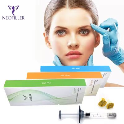 Ácido hialurónico cruzado Preenchimento dérmico Rejuvenescimento facial Gel injetável Regeneração da pele natural