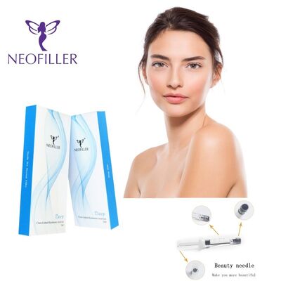 2 ml de Ácido Hialurónico Enchimento Dermológico Linha Profunda Conto do Nariz Gel Injetável Melhoria Facial
