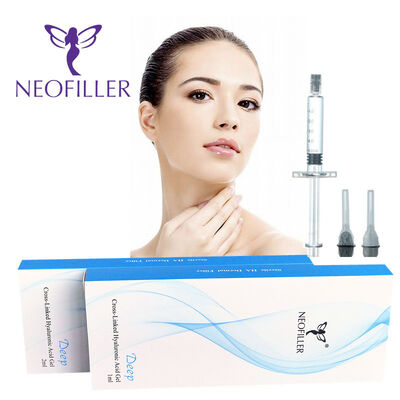 2 ml de Ácido Hialurónico Enchimento Dermológico Linha Profunda Conto do Nariz Gel Injetável Melhoria Facial