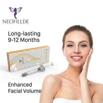 Ácido hialurônico anti-rugas de linha profunda, preenchimento cutâneo, gel injetável, aumento do volume facial