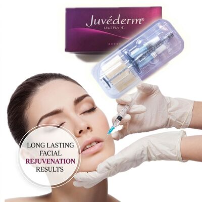 Gel Juvederm Dermal Filler 1 ml Seringa Local de injecção facial Ideal para procedimentos de rejuvenescimento facial e restauração do volume