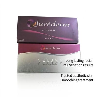 Gel Juvederm Dermal Filler 1 ml Seringa Local de injecção facial Ideal para procedimentos de rejuvenescimento facial e restauração do volume