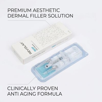 24 mgml Revolax Dermal Filler InjectionDepth Mid To Deep Dermis Concentração 20 Mgml Solução Para Aumento do Volume Facial