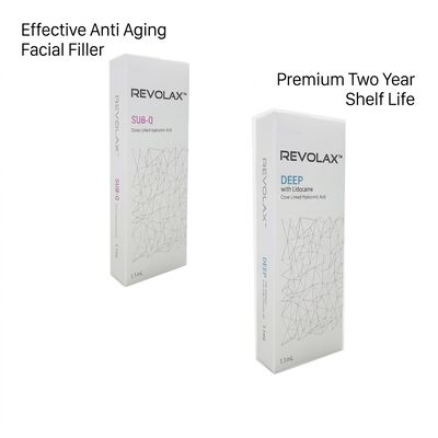 Solução injetável segura de ácido hialurônico Revolax Dermal Filler para redução de rugas no contorno facial e hidratação da pele