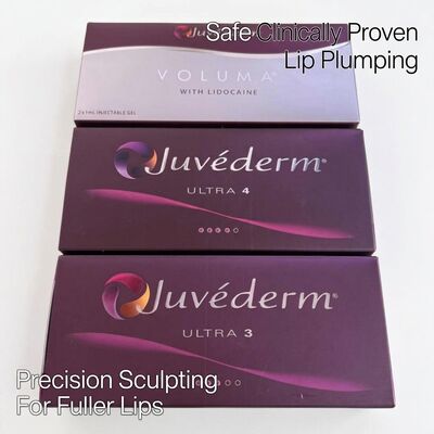 Volume da Seringa 2 1 ml por Caixa Juvederm Voluma Filler Segurança Contouring Facial Injetável Filler Dermico para aumento de volume