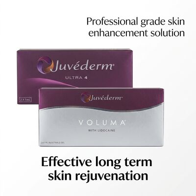 Injeção facial Juvederm Dermal Filler Longevidade 9-12 meses Ultra3 Ultra4 Volume Perfeito para refinamento do contorno facial