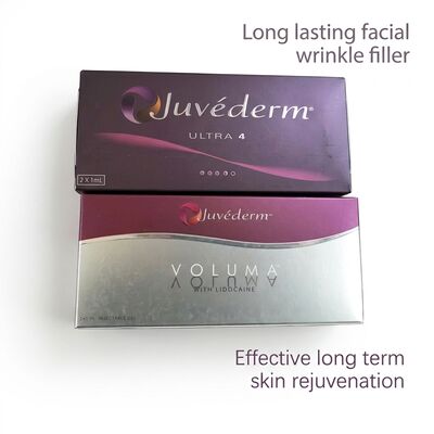Cirurgia Plástica Juvederm Dermal Filler Concentração 20mgMl Longevidade 9-12 meses Adequado para melhorar o contorno facial e rejuvenescimento da pele