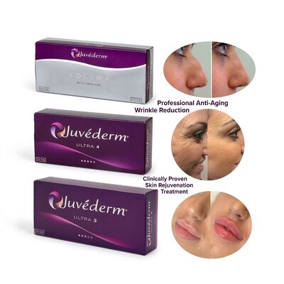 Injeção facial Juvederm Dermal Filler Longevidade 9-12 meses Ultra3 Ultra4 Volume Perfeito para refinamento do contorno facial
