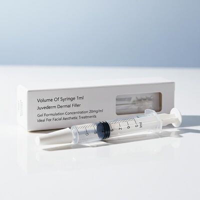 Volume da Seringa 1 ml Juvederm Dermal Filler Gel Formulação Concentração 20 mg Ml Ideal para Tratamentos Estéticos Faciais