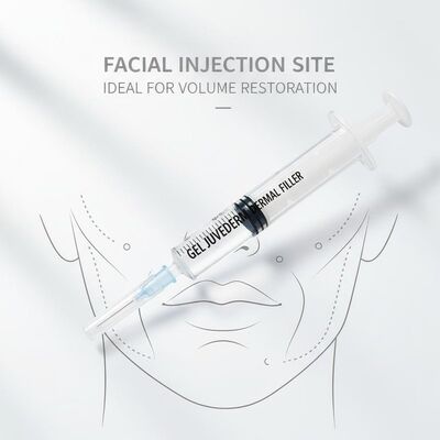 Gel Juvederm Dermal Filler 1 ml Seringa Local de injecção facial Ideal para procedimentos de rejuvenescimento facial e restauração do volume