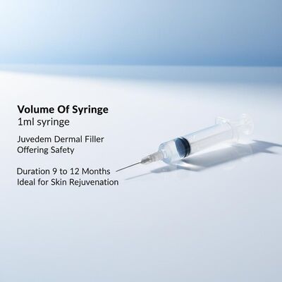 Volume da seringa 1ml seringa Juvederm Dermal Filler Oferecendo Segurança Duração 9 a 12 Meses Ideal para Rejuvenescimento da Pele